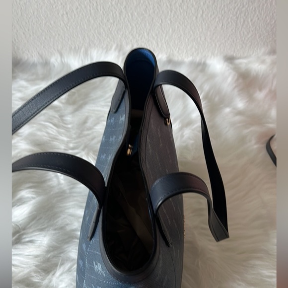 Coach Horse & Carriage Tote27 Denim Print - Picture 8 of 12